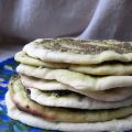 Pain libanais au zaatar : Mana’ish