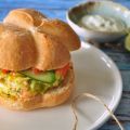 Burger de saumon & sauce coriandre, Recette[...]