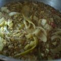 Curry de lentilles et rhubarbe