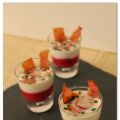 Verrine betterave, boursin Ail et fines herbes,[...]