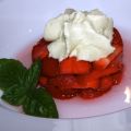 Chantilly Vanille & basilic (sur un émincé de[...]