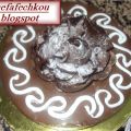 Gateau au chocolat au glaçage miroir