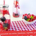 Recette d'eau aromatisée aux mûres, myrtilles[...]