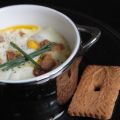 Oeufs cocottes au foie gras et speculoos