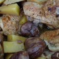 Poulet Sauté, Fruit à Pain & Châtaignes!