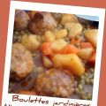 Boulettes de viande jardinières - Albondigas a[...]