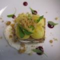 Dacquoise yuzu sésame
