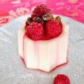 L'innocente panna cotta pistache et framboises