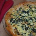 Tarte chiffonnée aux épinards et au tofu