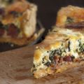 Quiche aux saucisses et épinards