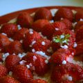 Tarte aux fraises légère