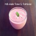 Milk-shake fraises et framboises