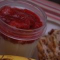 Yogourt rhubarbe et fraise