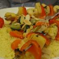 Plat: Brochettes de Poulet Ananas Poivron au[...]