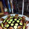 fruits déguisés de Noël à la pâte d'amandes