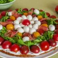 Tarte salée aux tomates cerises, mozzarella et[...]