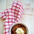 Cobbler aux pêches