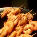 Brochettes de crevettes au gingembre et à la[...]