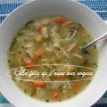 SOUPE AU POULET, LÉGUMES ET NOUILLES