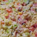 Recette de salade de macaronis au jambon,[...]