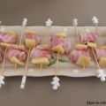 Brochettes apéritives boudin blanc, poitrine[...]