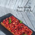 Tarte simplissime aux fraises & pêches -[...]