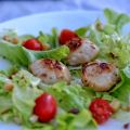 Salade de St Jacques à la plancha