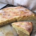 Fougasse sucrée au citron & à la fleur d'oranger