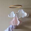DIY : mobile nuage en papiers (pour Melody)