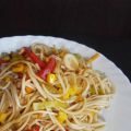 Ramen (nouilles chinoises) sautées aux pousses[...]