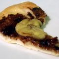 Pizza dessert choco-banane