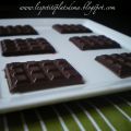 Mini-tablettes de chocolat au caramel