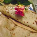 Crêpe au foie gras - repas de mardi gras,[...]