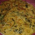 Omelette aux petites blettes et oignons,[...]