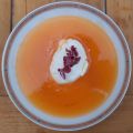 Soupe de melon, sorbet au yaourt, pétales de[...]
