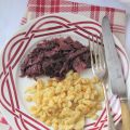 Chou rouge et spätzle