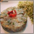 Tartare de gambas (ou saumon) au sésame