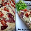 Tarte briochée légère tomates, jambon sec,[...]