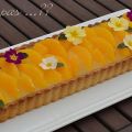 Tarte orange / vanille / concombre