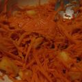 Carottes râpées aux pommes et aux échalotes