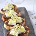 Petites tartines de chèvre frais à la pâte[...]
