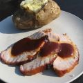 Longe de porc marinée à la bière et nappée de[...]