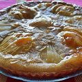 Tarte amandine, pommes poires (Vegan)
