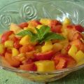 Salade aux fruits d'été: melons, abricots et[...]