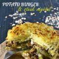 Potato burger et son steak végétal