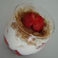 Verrine de fraises à la crème de mascarpone,[...]