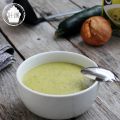 Velouté de pois cassés et courgette