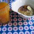 Ce matin, agrumes en verre et agrumes en bol!