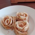 Jiaozi en forme de rose 玫瑰花饺子