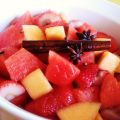 Salade de melons parfumée à l'asiatique